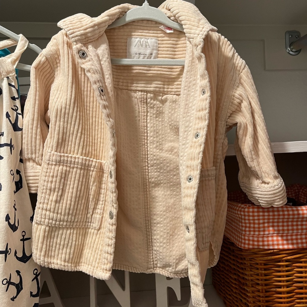 Zara corduroy over sized jacket